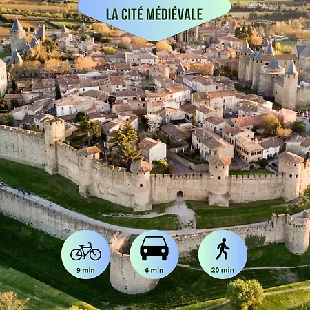 Le Tassigny - Centre - Proche Cite Medievale- Wifi - Ideal Famille, Couple Et Pro Carcassonne