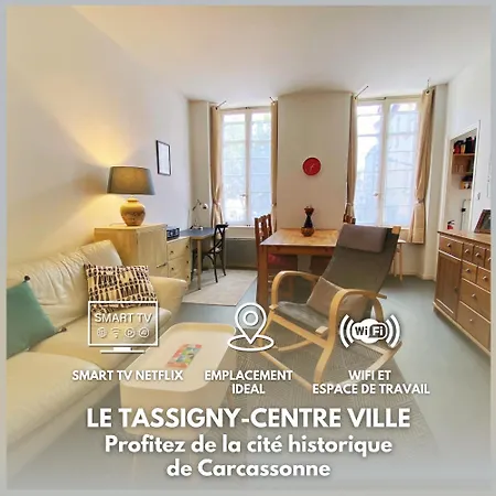 Le Tassigny - Centre - Proche Cite Medievale- Wifi - Ideal Famille, Couple Et Pro Carcassonne